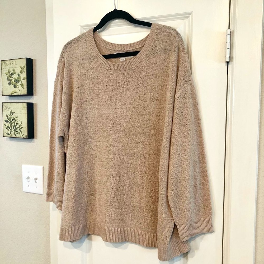 LOFT Boyfriend Crew Neck Sweater